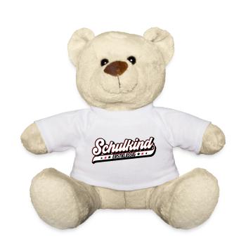 Schulkind Erstklassig | Farben änderbar - Teddy - Weiß - Vorne