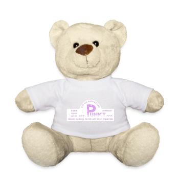 auf den Punkt kommen - Teddy - Weiß - Vorne