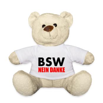 Bsw nein danke - Teddy - Weiß - Vorne