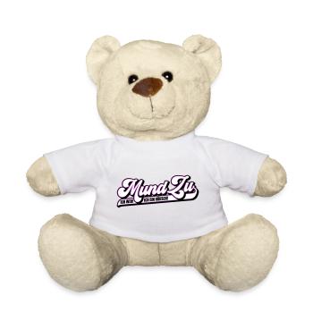 Farben änderbar | Mund Zu ich weiß ich bin hübsch - Teddy - Weiß - Vorne