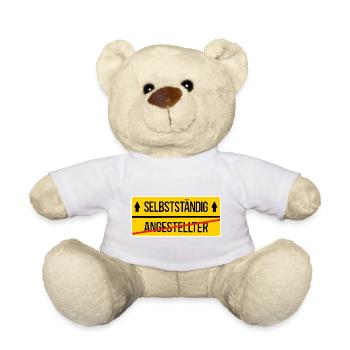 Selbstständig Machen Selbstständigkeit Unternehmer - Teddy - Weiß - Vorne