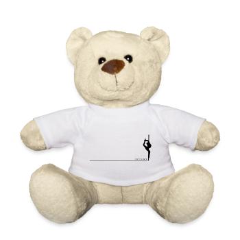 Pole Dance Tanzshirt Stangentanz - Teddy - Weiß - Vorne