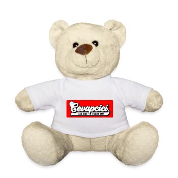 Colors can be changed | Cevapcici - Balkan Grill - Teddy Bear - white - Front