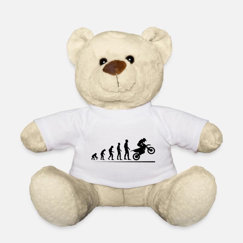 Motocross Evolution - Teddy - Weiß