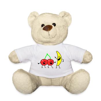 fruit salad two - Teddy - Weiß - Vorne