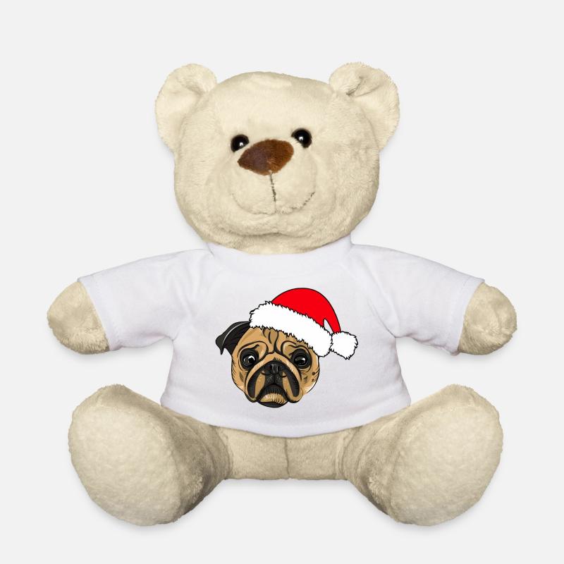 Noël Mops - Nounours - blanc