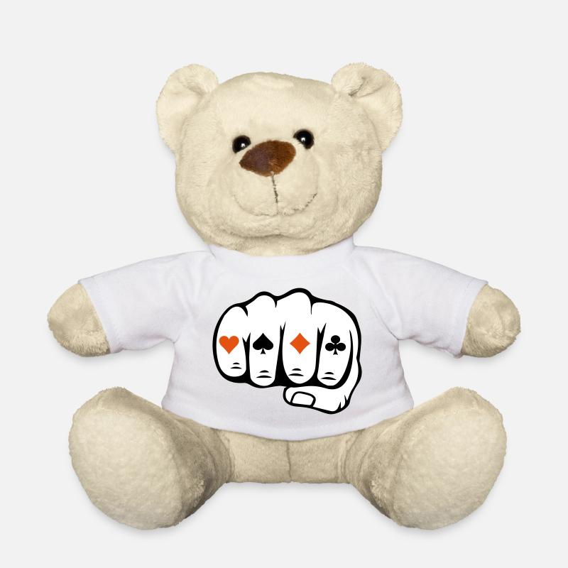 Spielkarten - Teddy - Weiß
