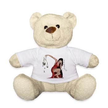 Justicia égalité justice politique - Nounours - blanc - Devant