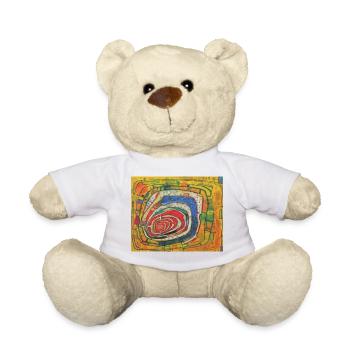cent eau - art - Nounours - blanc - Devant