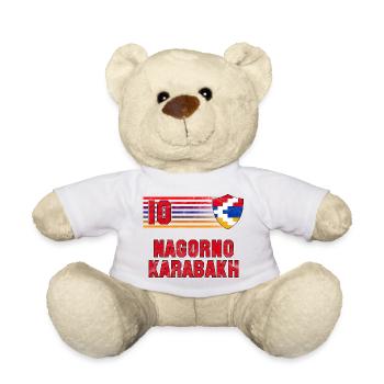 Équipe du Haut-Karabagh de football - Nounours - blanc - Devant