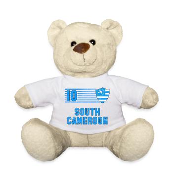 South Cameroon Football Team - Teddy Bear - white - Front