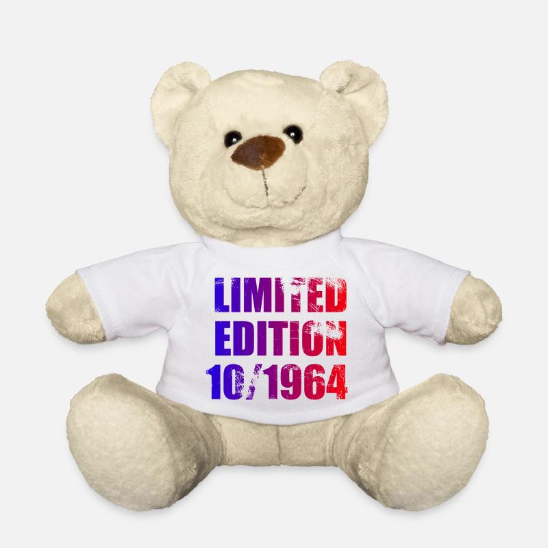 60. Geburtstag Limited Edition 10/1964 - Teddy - Weiß
