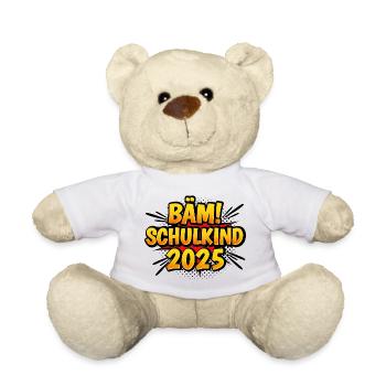 Bäähm Schulkind 2025 - Teddy - Weiß - Vorne