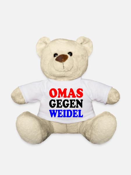 omas gegen weidel - Teddy - Weiß