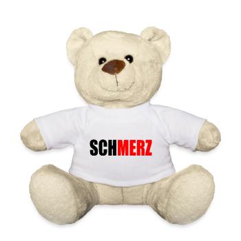 Schmerz merz - Teddy - Weiß - Vorne