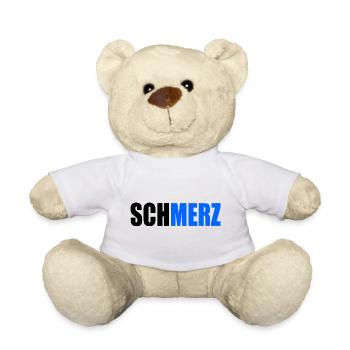 Schmerz no merz - Teddy - Weiß - Vorne