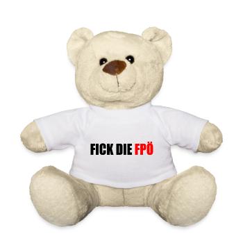 Fick die fpö - Teddy - Weiß - Vorne