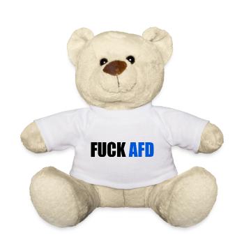 Fuck afd - Teddy - Weiß - Vorne