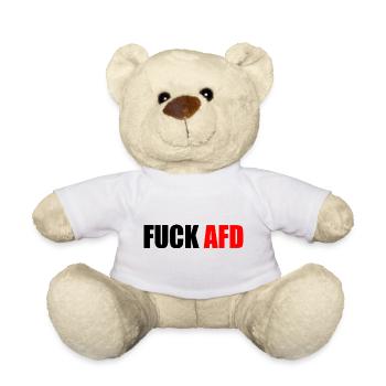 Fuck afd - Teddy - Weiß - Vorne