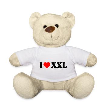 I love xxx - Nounours - blanc - Devant
