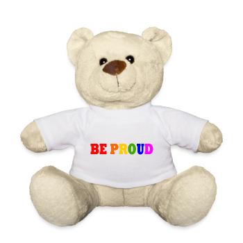 Be proud - Teddy - Weiß - Vorne