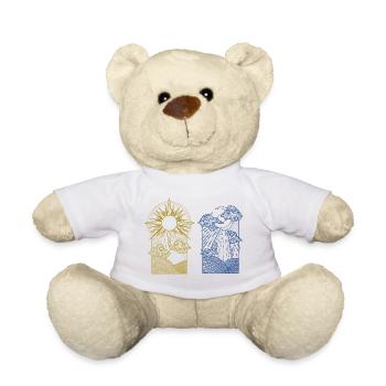 Sun Moon Environmental Protection Nature Activists Nature - Teddy Bear - white - Front