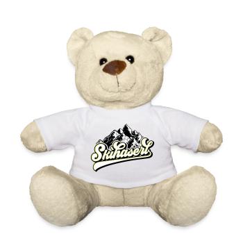Farben änderbar | Skihaserl - Teddy - Weiß - Vorne