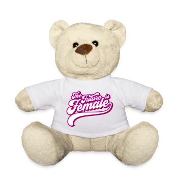 Empowering women for the future | Colors can be changed - Teddy Bear - white - Front