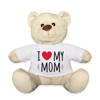 I love my mom - Teddy - Weiß - Vorne