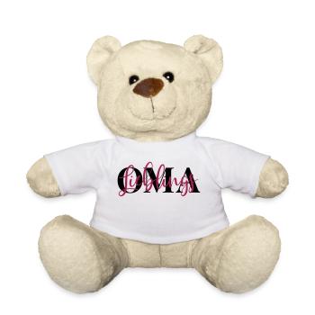 Lieblingsoma - Farben veränderbar - Liebe - Oma - Teddy - Weiß - Vorne