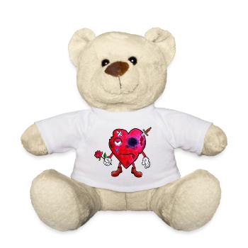 Heartbroken - Teddy Bear - white - Front