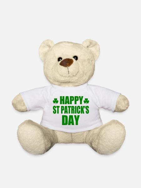 happy st patricks day - Teddy - Weiß