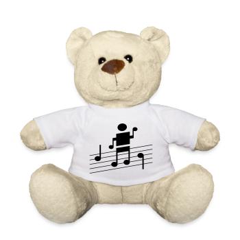 Tanzender Roboter - Teddy - Weiß - Vorne
