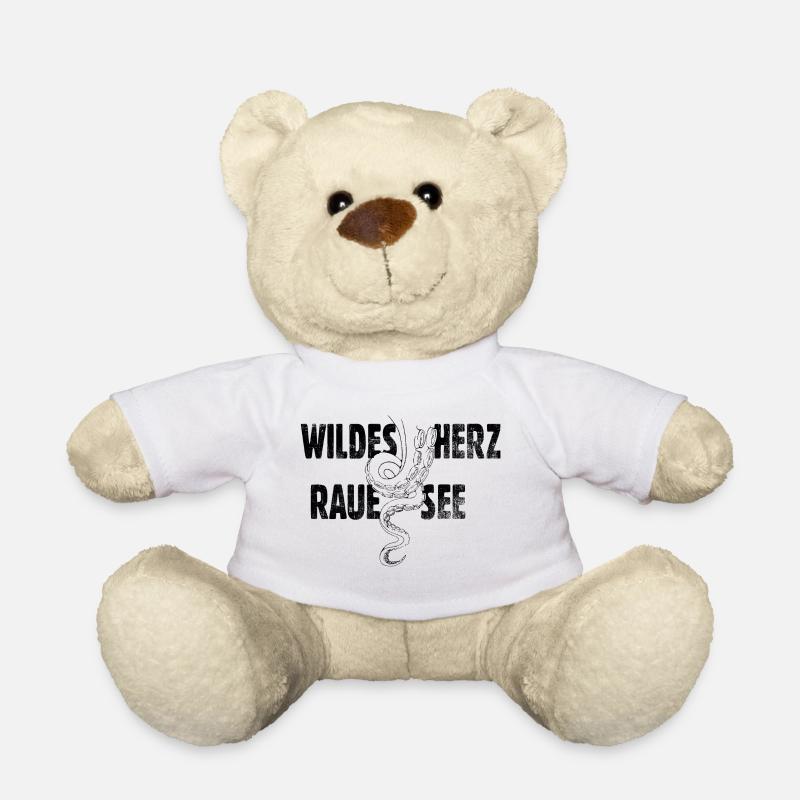 Wildes Herz - Teddy - Weiß