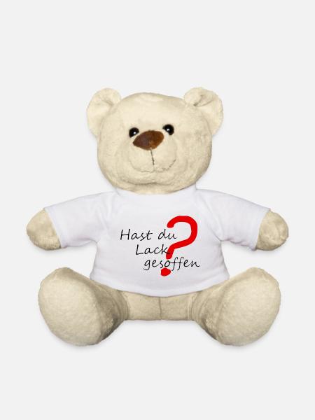 Lack gesoffen - Teddy - Weiß