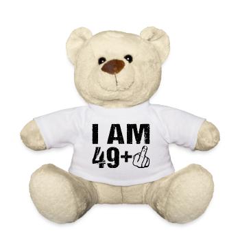 I sur le 49+ 50ème anniversaire Humour 50 ans - Nounours - blanc - Devant