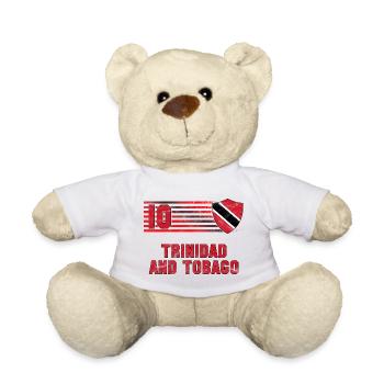Trinidad and Tobago Football Team - Teddy Bear - white - Front