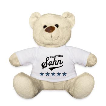 Bester Sohn der Welt Jungen Lieblingssohn Kind - Teddy - Weiß - Vorne