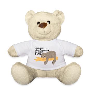 Niedliches Faultier ohne Elan - Teddy - Weiß - Vorne
