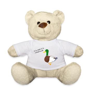 It is what it is Duck - Nounours - blanc - Devant