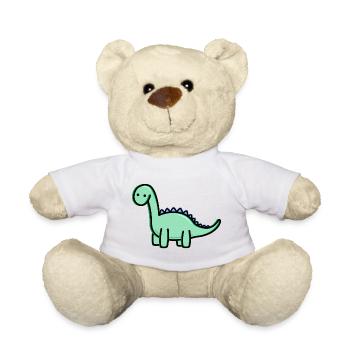 Mignon Dino - Nounours - blanc - Devant
