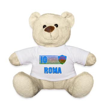 Équipe de football de la Roma - Nounours - blanc - Devant