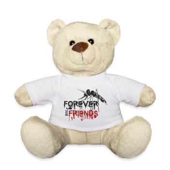 Forever best friends / Mücke | Fun-Shirt - Teddy - Weiß - Vorne