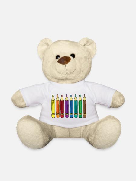 Buntstifte - Teddy - Weiß