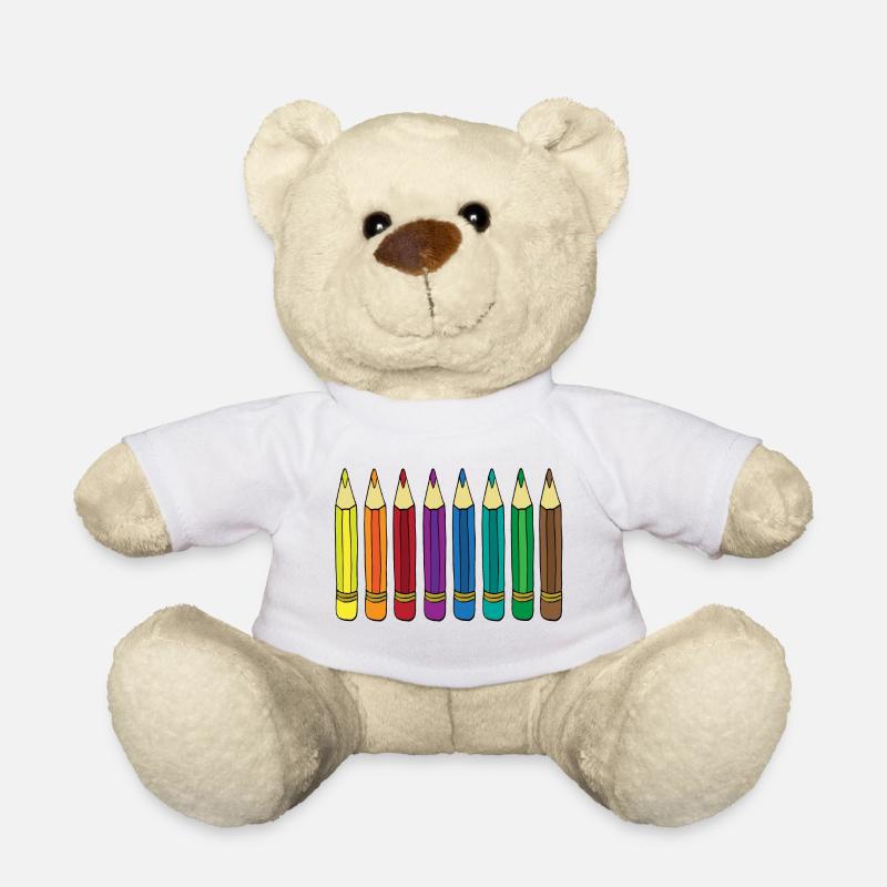 Buntstifte - Teddy - Weiß