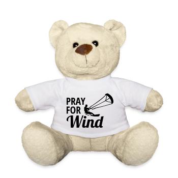 Kitesurfing Kiteboarding Kiteboarder Kitesurf - Teddy Bear - white - Front