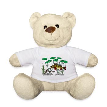 Pêche à la perche - Nounours - blanc - Devant