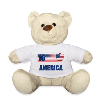 Équipe des États-Unis de football - Nounours - blanc - Devant