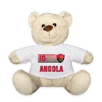 Équipe d’Angola de football - Nounours - blanc - Devant