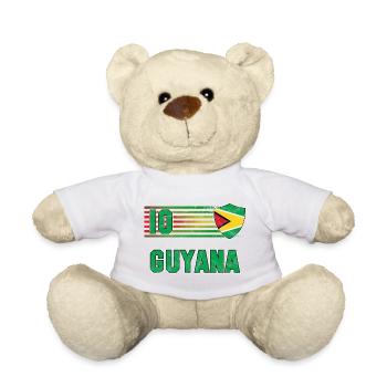 Équipe du Guyana de football - Nounours - blanc - Devant